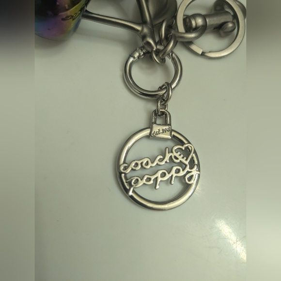 Cherry Bag Charm + Coach Poppy Charm Keychain Set - Picture 5 of 12